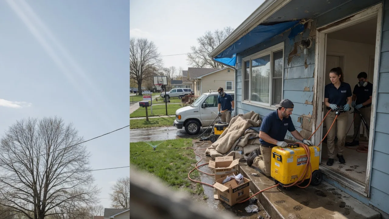 Basement Flood Cleanup in Papillion, NE near me